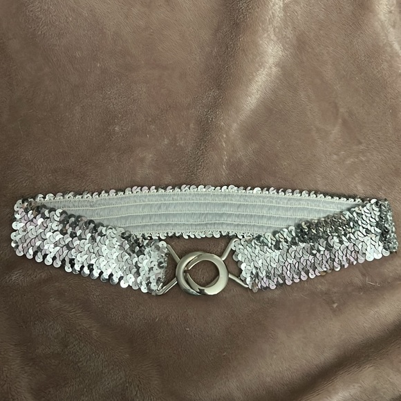 Fancy Belts (pair of two) Brown and Silver - Picture 2 of 2